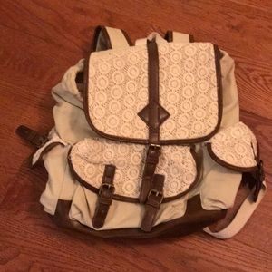 Lace bookbag